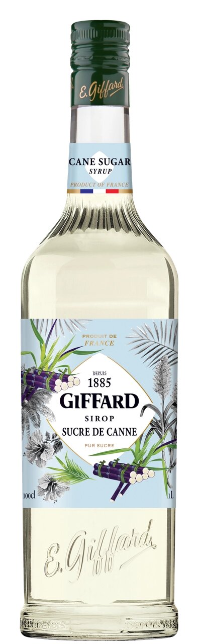 Сироп GIFFARD CANE SUGAR (WHITE) із тростинного цукру 1л від компанії NPRO - фото 1