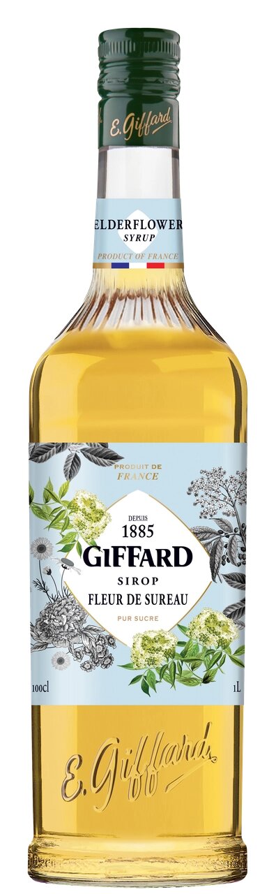 Сироп GIFFARD ELDERFLOWER з бузини 1л від компанії NPRO - фото 1