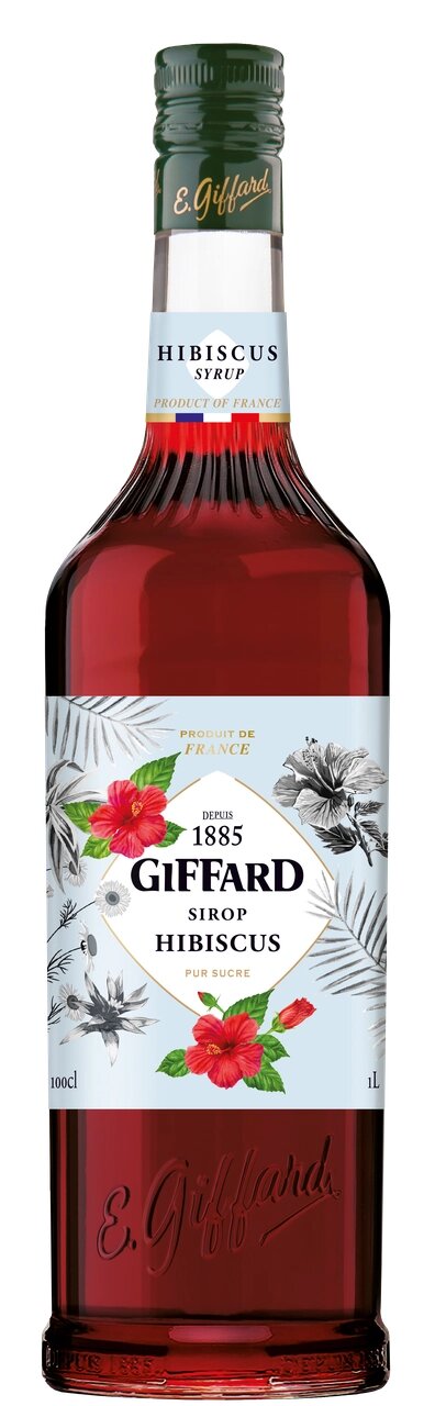 Сироп GIFFARD HIBISCUS з Гібіскуса 1л від компанії NPRO - фото 1