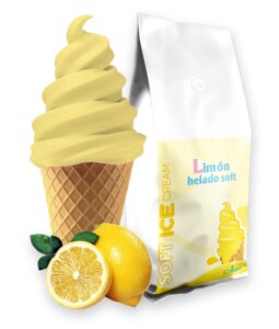 Суміш для молочного морозива Soft "Лимон", 1 кг