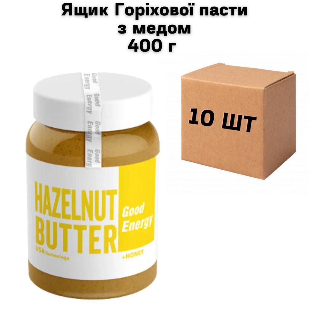 Ящик Горіхової пасти з медом 400 г (у ящику 10 шт) від компанії NPRO - фото 1