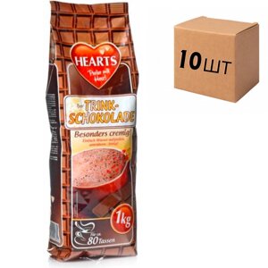 Ящик капучино HEARTS TRINK Schokolade 1кг (у ящику 10шт)