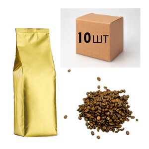 Ящик кави в зернах Арабіка Колумбія без кофеїну 1 кг (у ящику 10шт)