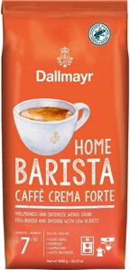 Ящик кави в зернах Dallmayr Home Barista Caffe Crema Forte "7" 1 кг (в ящику 8 шт)