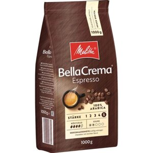 Ящик кави в зернах MELITTA BellaCrema Espresso, 1 кг  (у ящику 8 шт)