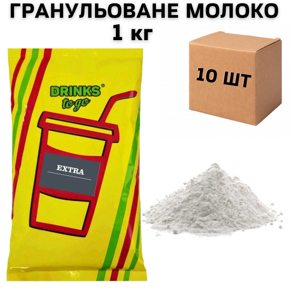 Ящик Сухого Молока Toping EXTRA, 1кг (в ящику 10 шт) від компанії NPRO - фото 1