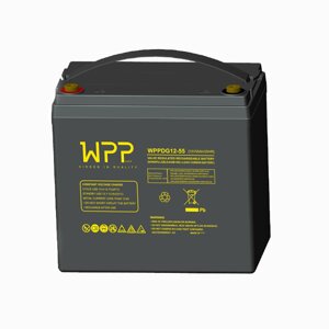 Акумулятор гелевий WPPower WPDG12-55 (55 А*год), Туреччина
