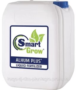 SmartGrow Alhum Plus (10 л)- органо-мінеральне добриво, антистресант та стимулятор росту рослин