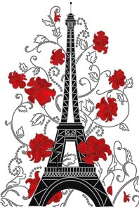 Схема для вишивання бісером АХ2-045 Квітучий Париж ТМ "Астрочка"