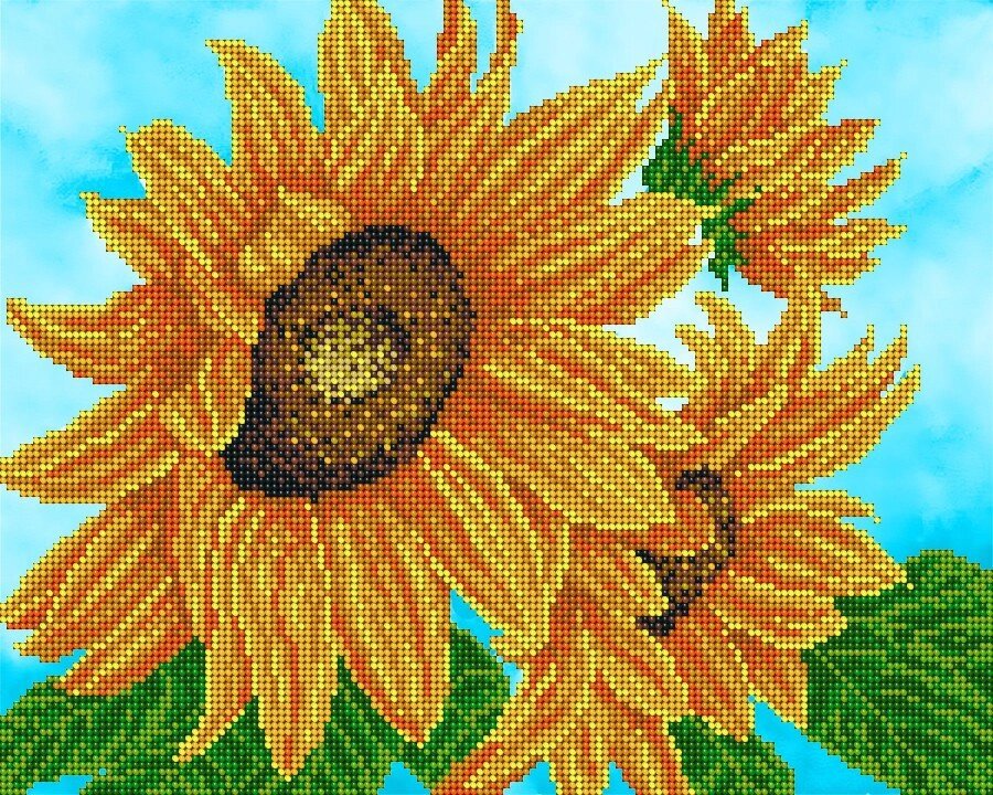 Схема для вишивання бісером АК3-043 Квітка сонця ТМ "Астрочка" від компанії ТМ "Астрочка" - фото 1