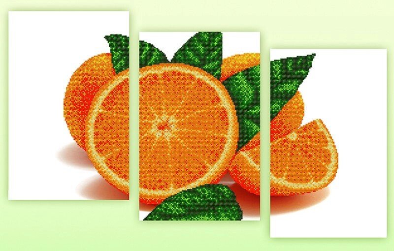 Схема для вишивання бісером АР3-009 Апельсин ТМ "Астрочка" від компанії ТМ "Астрочка" - фото 1