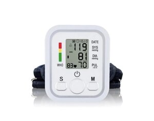 Тонометр автоматичний плечовий для вимірювання тиску з індикатором аритмії Arm Style B02R/SR-801 Білий D10-2025