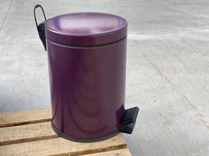 Ведро для мусора с педалью Mertinoks 12 л Фиолетовое (4501.2435S. 101.12)