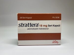 Страттера 18 мг 28 капсул