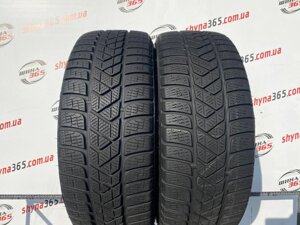 Шини б/у зимова 205/40 R18 pirelli winter sottozero 3 RUN FLAT 6mm