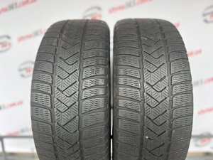 Шини б/у зимова 205/55 R16 pirelli winter sottozero 3 4 mm