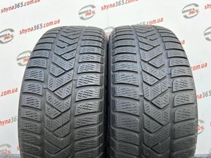 Шини б/у зимова 215/55 R17 pirelli winter sottozero 3 4 mm