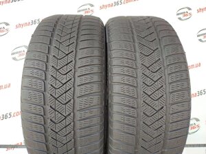 Шини б/у зимова 245/40 R19 pirelli winter sottozero 3 RUN FLAT 5mm