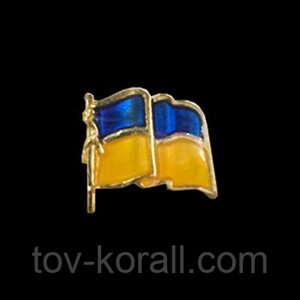 Значок «Прапор України», 11х10 мм