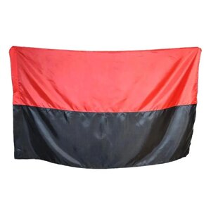 Прапор УПА червоно-чорний великий 100*148 см