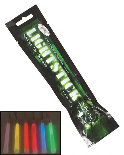 Ліхтар Mil-Tec хімічний одноразовий 15mm * 150mm (Green)