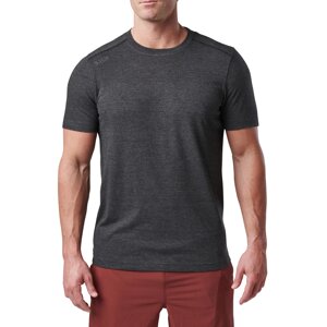 Футболка тактична потовідвідна 5.11 Tactical PT-R Charge Short Sleeve Top 2.0 Black Heather