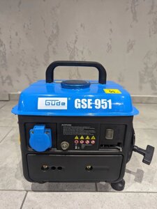 Генератор Бензиновий однофазний GUDE GSE 951-0.65-0.75 кВт