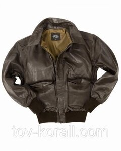 Льотна Куртка шкіряна американська A2 Sturm (Brown)