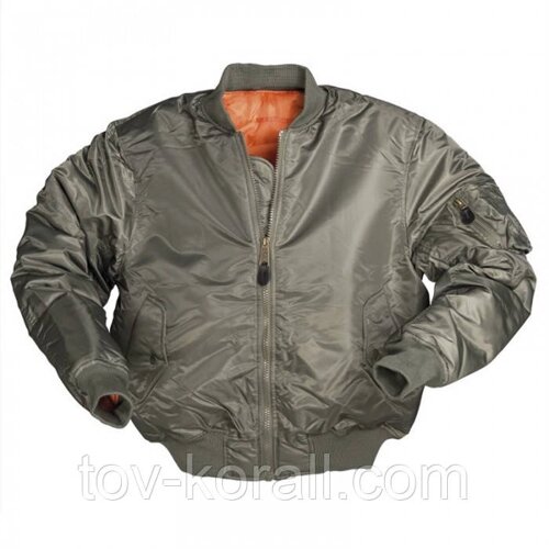 Льотна Куртка MA1 Mil-Tec олива