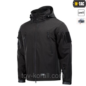 Куртка M-TAC SoftShell з фрісовою підстібкою (Black)