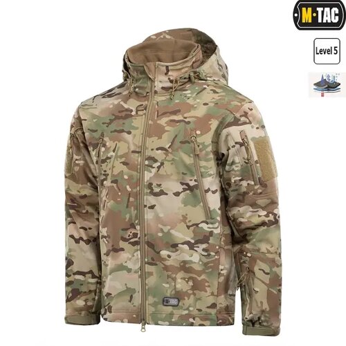 Куртка M-TAC SoftShell з флісовою підстібкою (MC - Multicam) (3XL)