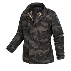 Куртка зі знімною підкладкою SURPLUS REGIMENT M 65 JACKET Washed black camo