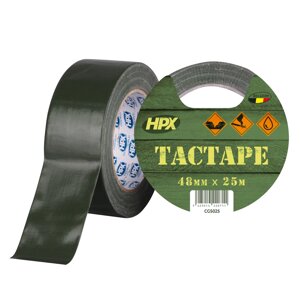 Лента клейкая армированная HPX TACTAPE (48mm x 25m) Olive