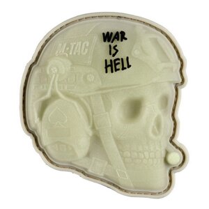 M-Tac нашивка war is hell 3D PVC Gid