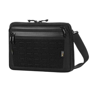 M-Tac сумка Admin Bag Large Elite з липучкою Hex чорна