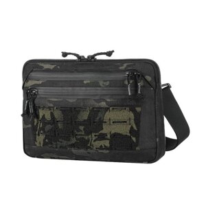 M-Tac сумка Admin Bag Medium Elite з липучкою Multicam Black/Black