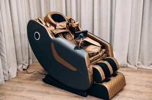 Масажне крісло XZERO V12+Light Black & Gold