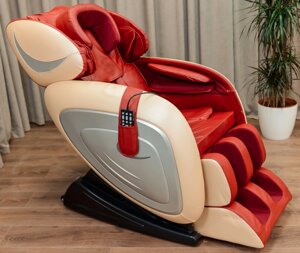 Массажное кресло XZERO XZ13 L Premium White+Red Масажне крісло