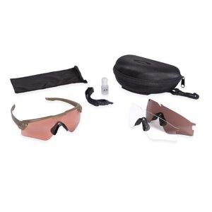 Окуляри балістичні Oakley SI Ballistic M Frame Alpha (Terrain Tan; Prizm TR45/Prizm TR22/Clear) Prizm TR45/Prizm