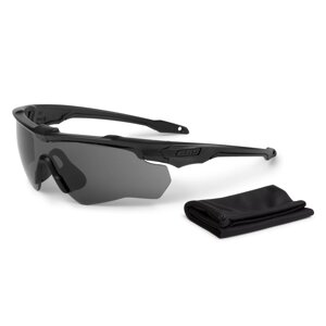 Окуляри захисні балістичні ESS Crossblade One Black with Smoke Gray Lense Black