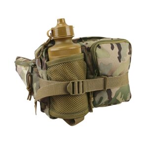 Сумка поясна із флягою Waist Bag Kombat UK BTP Multicam