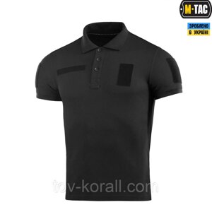 Тактична футболка-поло 65/35 (M-TAC) (Black, Чорний)