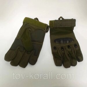 Тактичні рукавички Oakley Full -Finged Olive