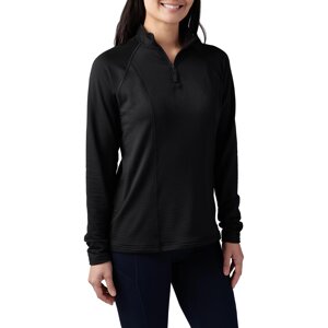 Термореглан жіночий 5.11 Tactical Women's Stratos 1/4 Zip Black (розм. L)