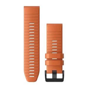 Ремінці для смарт-годинника Garmin QuickFit 26 силіконові Ember Orange