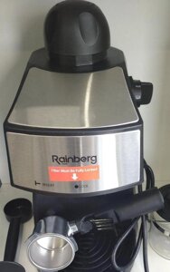 Кофеварка ріжкова Espresso Rainberg RB-8111 з капучинатором