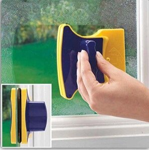 Магнитна щітка для миття вікон з двух сторін