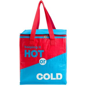 Термосумка, сумка-холодильник 32х20х35 см 22 л Sannen Cooler Bag Красно-синя DT4244
