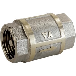 Клапан зворотного ходу води нікельований 1/2 "ВР х 1/2" ВР ливарний Б3601А ( нк ) VA