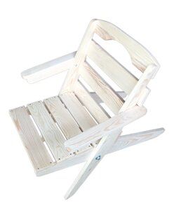 Крісло шезлонг , дерев'яні розкладні, з підлокітниками